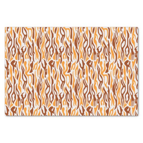 Tiger Stripes Abstract Pattern Tissue Paper