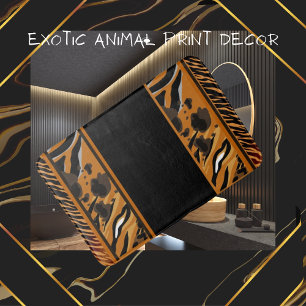 Tiger Stripes Animal Print Bath Mat