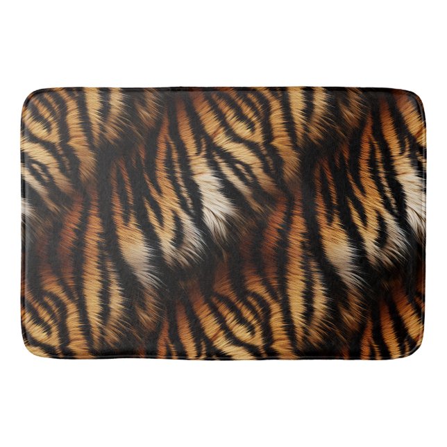Tiger Stripes Bath Mat (Front)