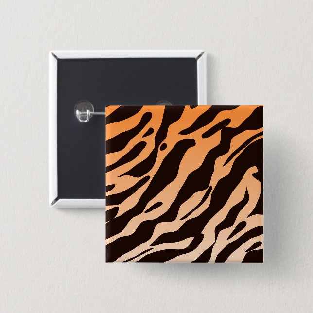 Tiger Stripes Button (Front & Back)