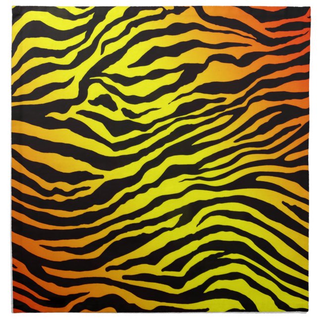 Tiger Stripes Cloth Napkin (Front)