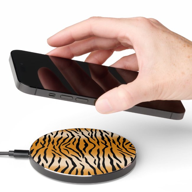 Tiger Stripes Design Wireless Charger