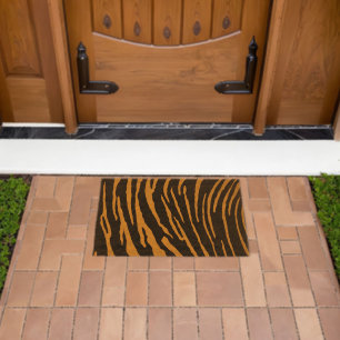 Tiger Stripes Fiber Doormat