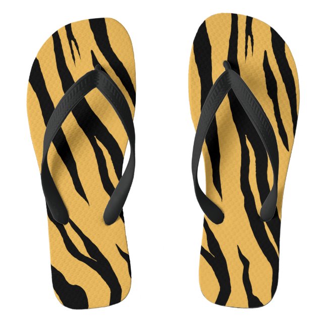 Tiger Stripes Flip Flops (Footbed)