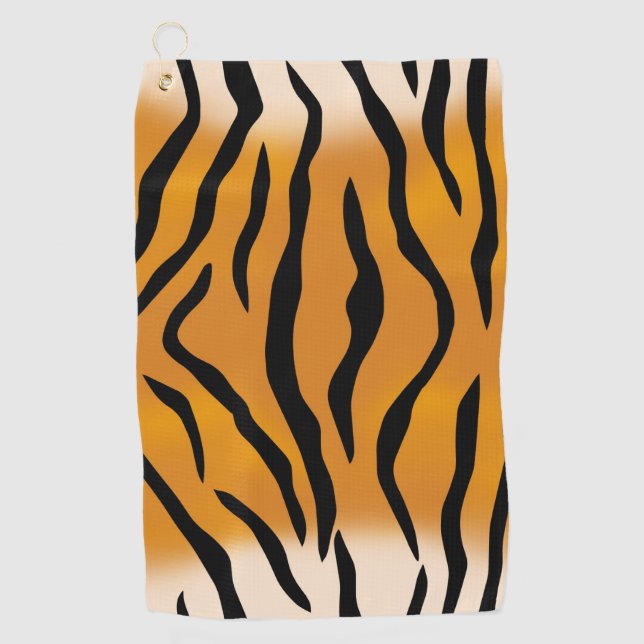 Tiger Stripes Golf Towel (Front)