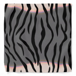 Tiger Stripes Gray Bandana