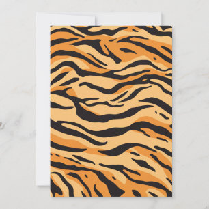 Tiger Stripes Invitation