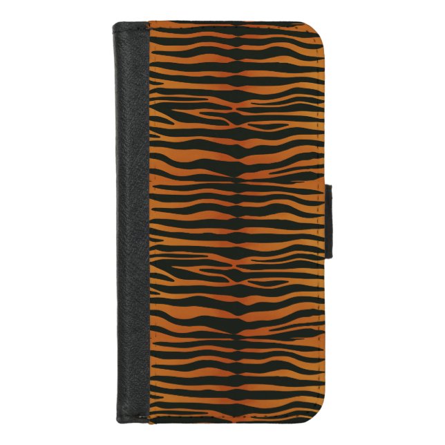 Tiger Stripes iPhone Wallet Case (Front)