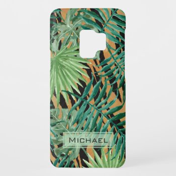 Tiger Stripes Jungle Camouflage Personalised Case-mate Samsung Galaxy S9 Case by LouiseBDesigns at Zazzle