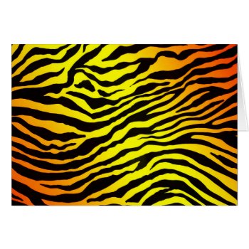 Tiger Stripes (landscape) by CBgreetingsndesigns at Zazzle
