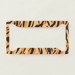 Tiger Stripes License Plate Frame