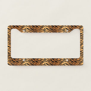 Tiger Stripes License Plate Frame