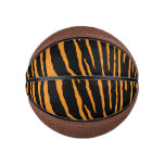Tiger Stripes Mini Basketball at Zazzle