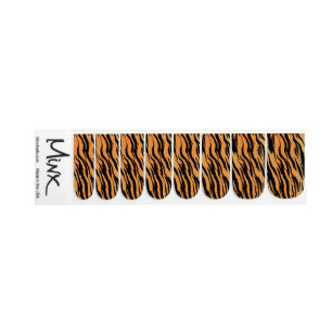 Tiger Stripes Minx Nail Art