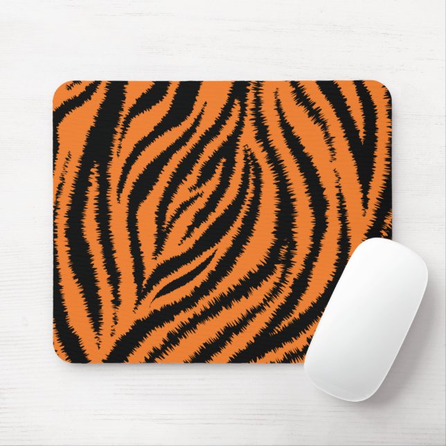 Tiger stripes mouse pad (With Mouse)