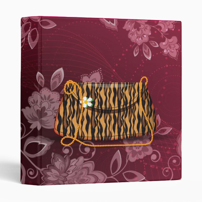 Tiger Stripes Pattern Binder (Front/Spine)