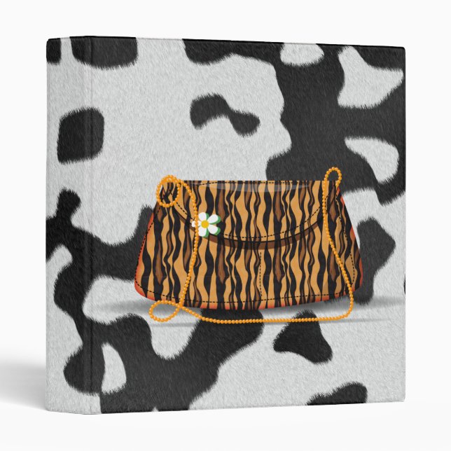 Tiger Stripes Pattern Binder (Front/Spine)
