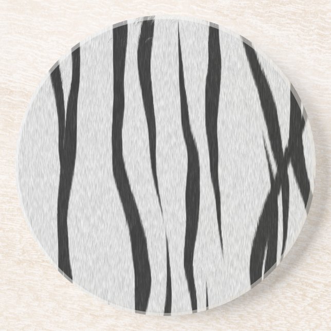Tiger Stripes Pattern Coaster (Front)