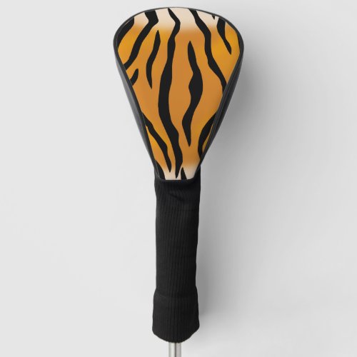 Tiger Stripes Pattern Golf Head Cover