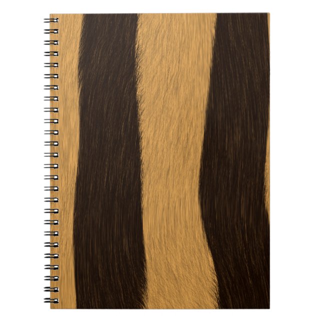 Tiger Stripes Pattern. Notebook (Front)