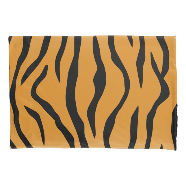 Tiger stripes pattern pillow case (Front)