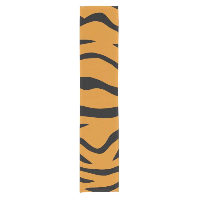 Tiger stripes pattern short table runner (Front)