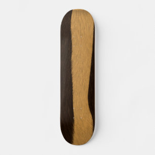 Tiger Stripes Pattern. Skateboard Deck