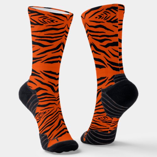 Tiger Stripes Pattern Socks