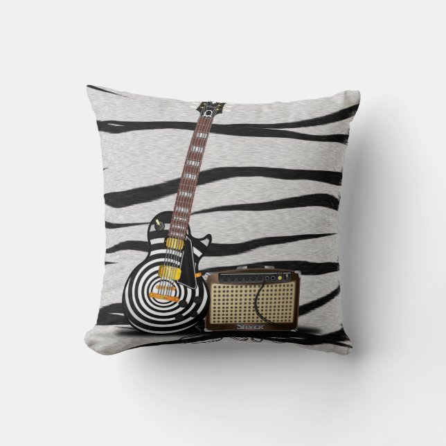 Tiger Stripes Pattern. Throw Pillow (Front)