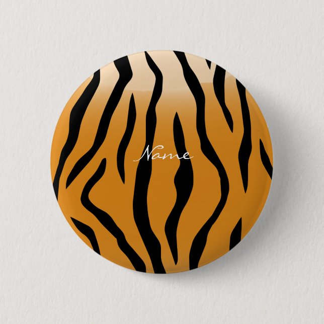 Tiger Stripes Pattern Thunder_Cove Button (Front)