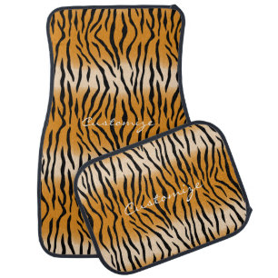 Tiger Stripes Pattern Thunder_Cove Car Floor Mat