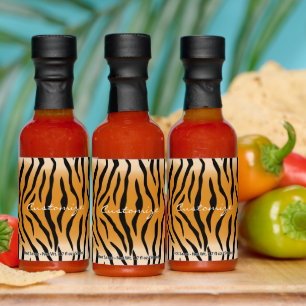 Tiger Stripes Pattern Thunder_Cove Hot Sauces
