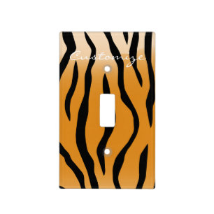 Tiger Stripes Pattern Thunder_Cove Light Switch Cover