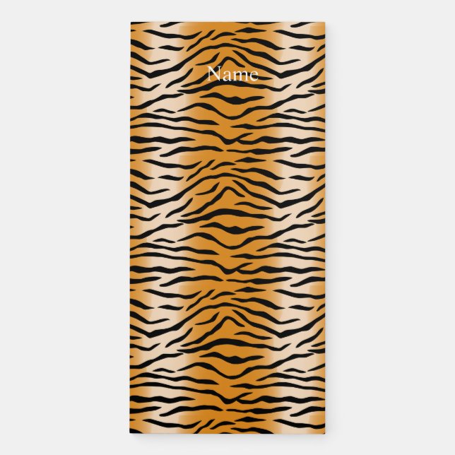Tiger Stripes Pattern Thunder_Cove  Magnetic Notepad (Front)