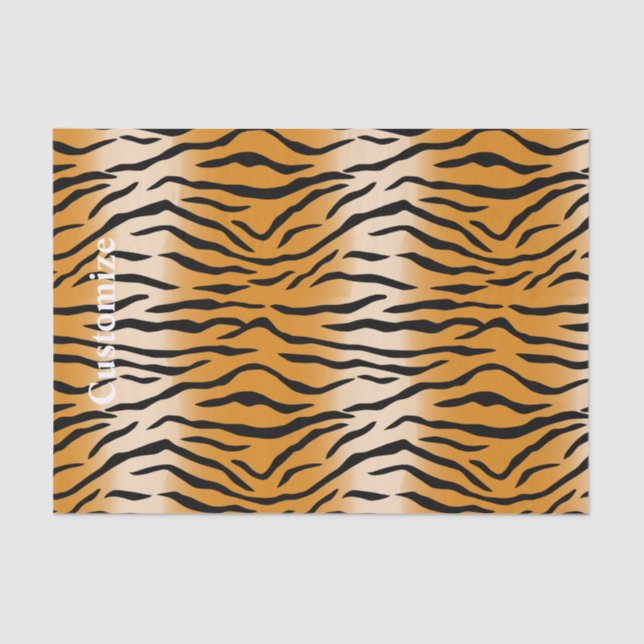 Tiger Stripes Pattern Thunder_Cove Tissue Paper (Front)