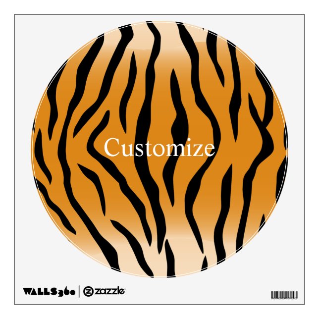 Tiger Stripes Pattern Thunder_Cove Wall Decal (Front)