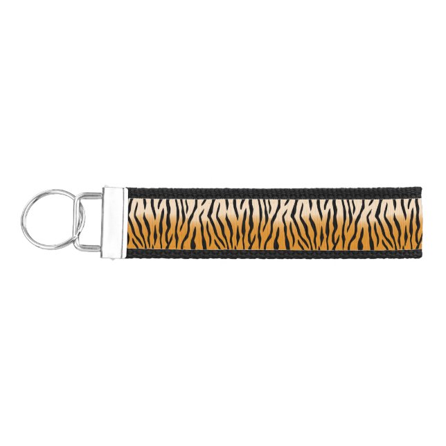 Tiger Stripes Pattern Thunder_Cove Wrist Keychain (Keys on Left)