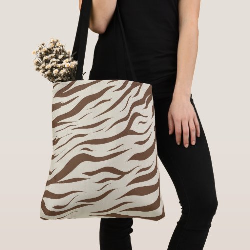 Tiger Stripes Pattern Tote Bag