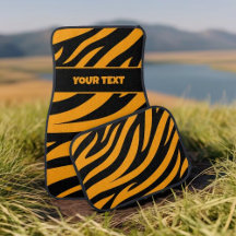 Tiger Stripes Pattern with Custom Text