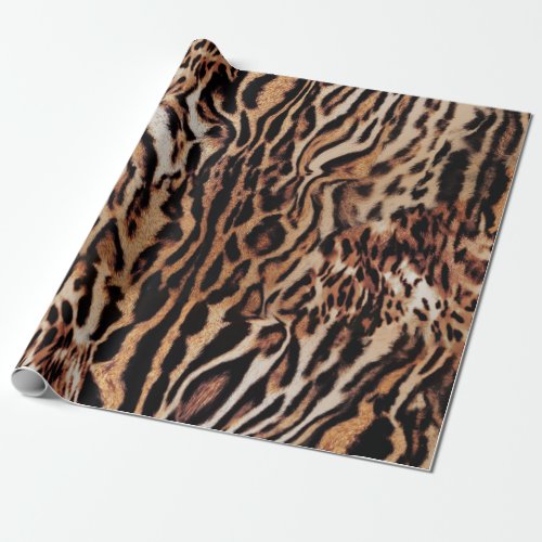 Tiger Stripes Pattern Wrapping Paper
