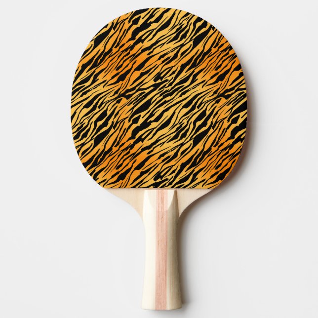Tiger Stripes Ping Pong Paddle (Front)