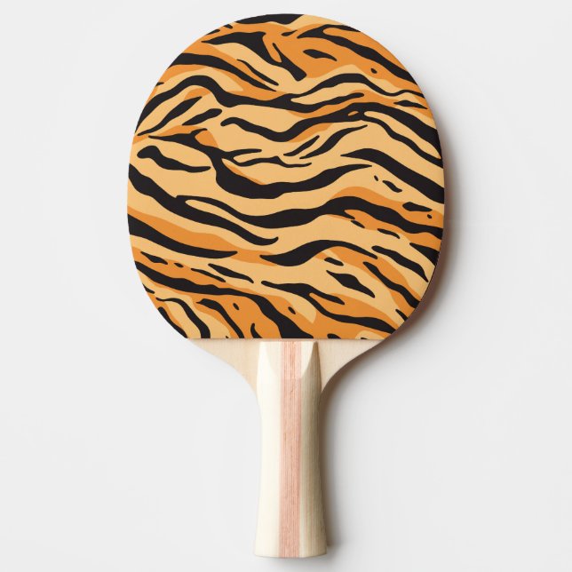 Tiger Stripes Ping Pong Paddle (Front)