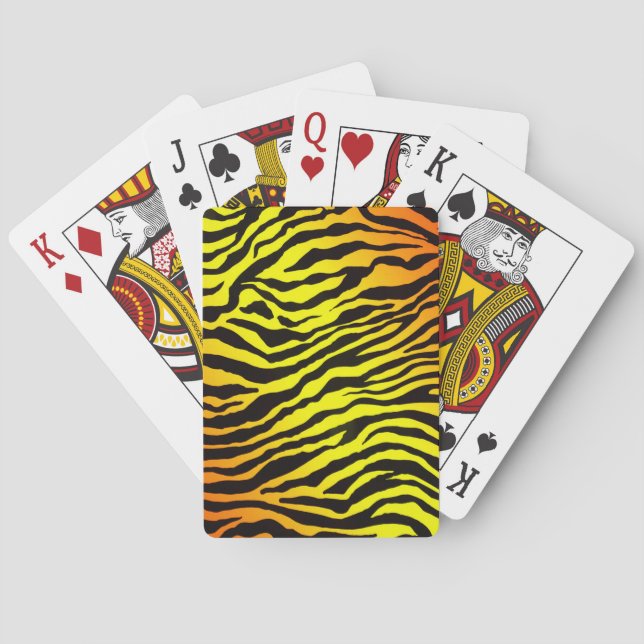 Tiger Stripes Poker Cards (Back)