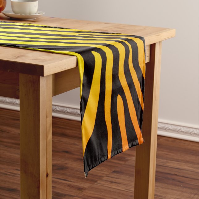 Tiger Stripes Short Table Runner (In Situ)