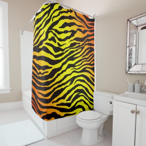 Tiger Stripes Shower Curtain