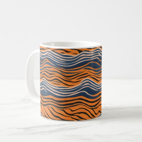 Tiger Stripes Skin Inspired Design Coffee Mug