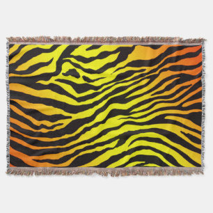 Tiger Stripes Throw Blanket