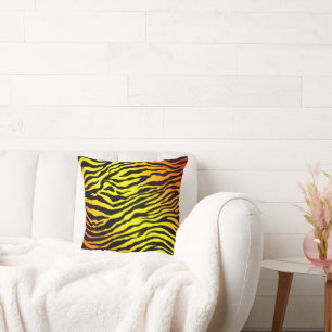 Tiger Stripes Throw Pillow