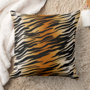 Tiger Stripes Throw Pillow