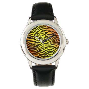 Tiger Stripes Watch by CBgreetingsndesigns at Zazzle